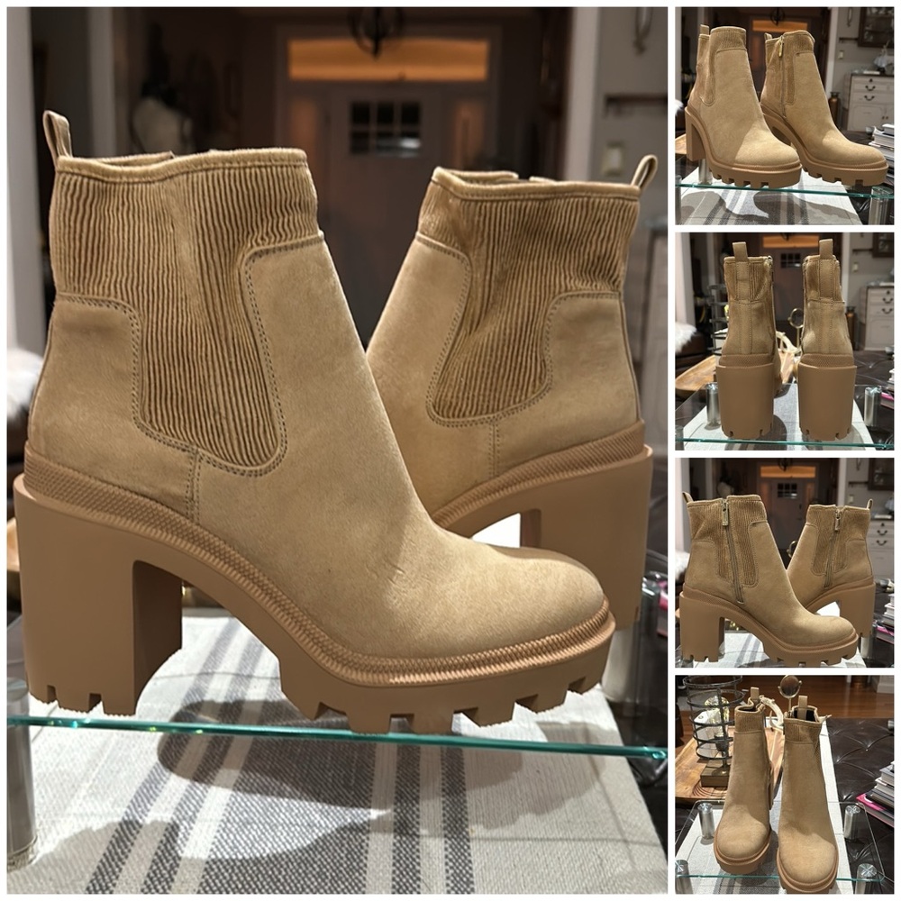 JLO by Jennifer Lopez Womens Emalee Chelsea Boots in Tan, Size 10 NWOB, Unworn - Picture 4 of 16